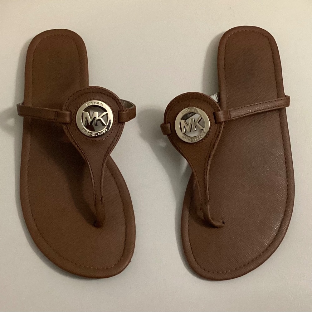 Michael Kors Tan Sandals 6.0